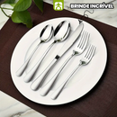 Kit 15 Potes Herméticos de Vidro + 30 Talheres de aço inoxidável de BRINDE