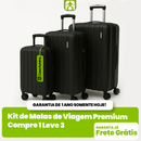 Kit de Malas de Viagem Premium – Compre 1 Leve 3 | Garantia de 1 Ano