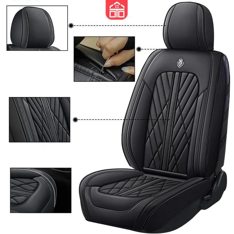 Kit com 5 Capas de Banco Automotivos de Luxo e Conforto + Brindes