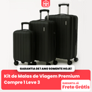 Kit de Malas de Viagem Premium – Compre 1 Leve 3 | Garantia de 1 Ano