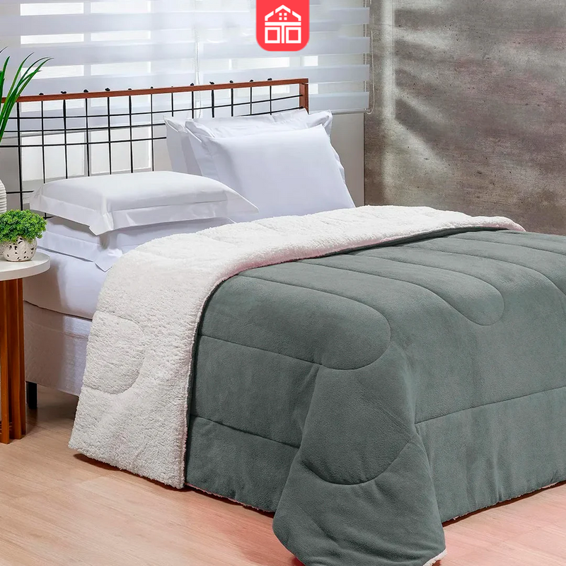 Kit com 6 Coberdrom – Dupla Face Pele de Carneiro & Lã Sherpa Ultra Macio - Inverno 2025