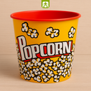 Pipoqueira elétrica com bico direcionador 1200 watts branco- PopFlix - Mondial + Balde de Pipoca de Brinde