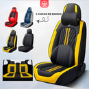 Kit com 5 Capas de Banco Automotivos de Luxo e Conforto + Brindes