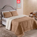 Kit com 6 Coberdrom – Dupla Face Pele de Carneiro & Lã Sherpa Ultra Macio - Inverno 2025