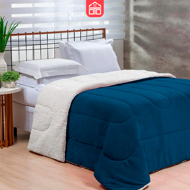 Kit com 6 Coberdrom – Dupla Face Pele de Carneiro & Lã Sherpa Ultra Macio - Inverno 2025