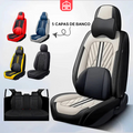 Kit com 5 Capas de Banco Automotivos de Luxo e Conforto + Brindes