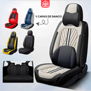 Kit com 5 Capas de Banco Automotivos de Luxo e Conforto + Brindes