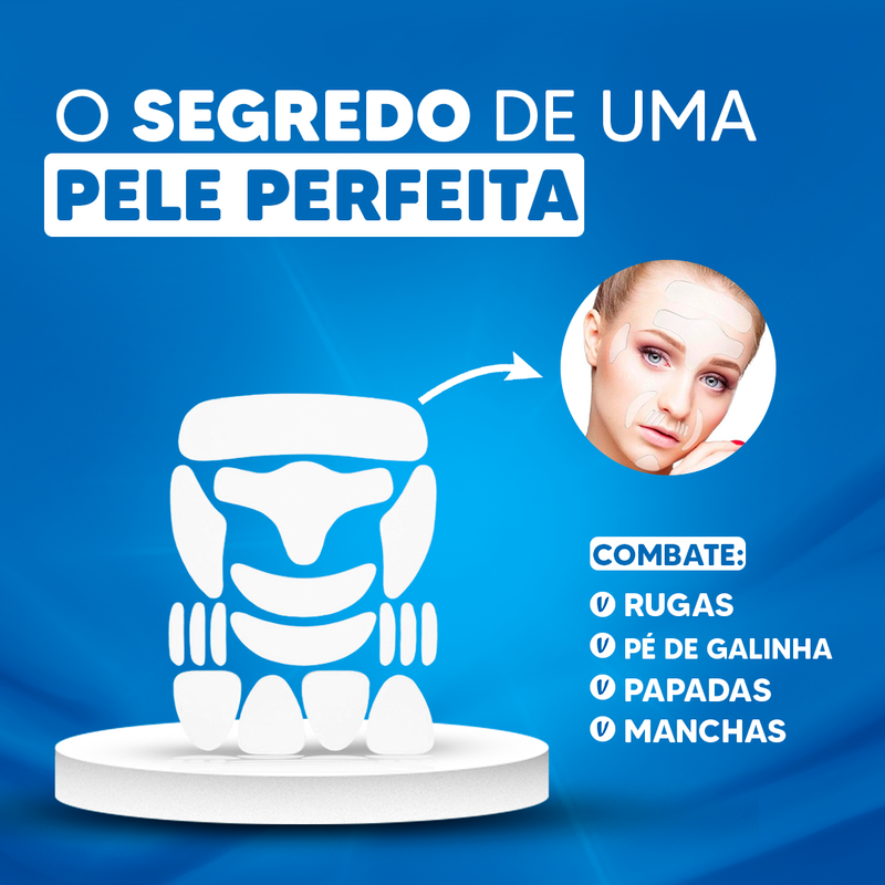 LipoFace™ - Adesivos Reutilizáveis