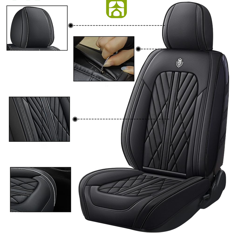 Kit com 5 Capas de Banco Automotivos de Luxo e Conforto + Brindes