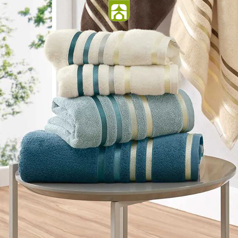 Kit com 15 Toalhas Super Banhão de Alta Maciez e Absorção + 5 Toalhas de Rosto de Brinde