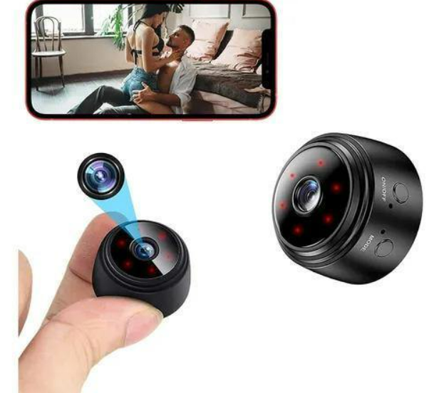 Mini Câmera de Segurança Portátil Wifi HD 1080P Alta Definição