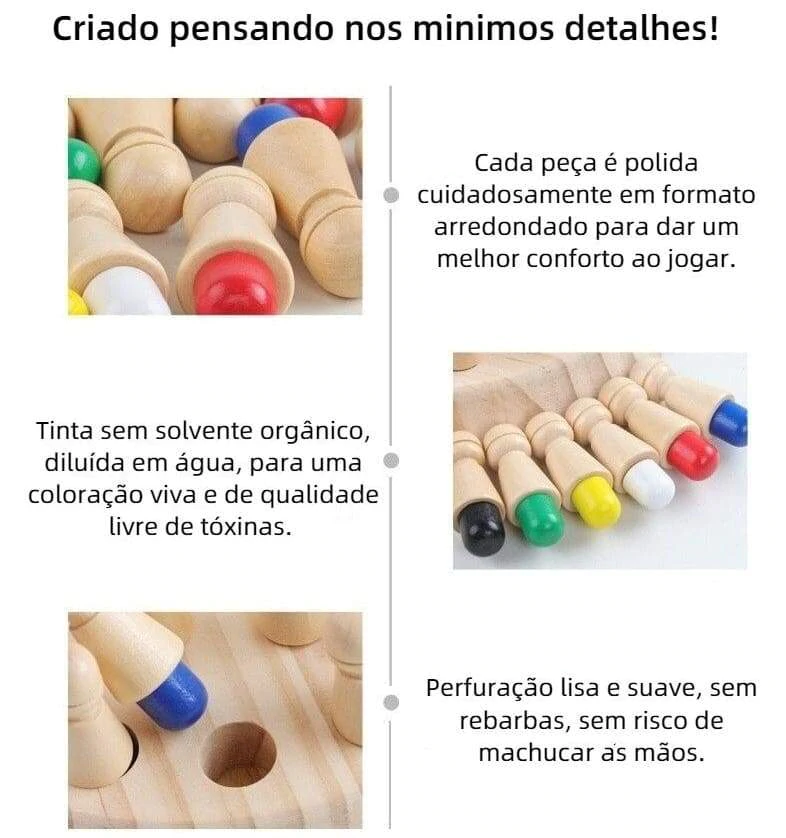 Jogo de Memória Xadrez Intelectual