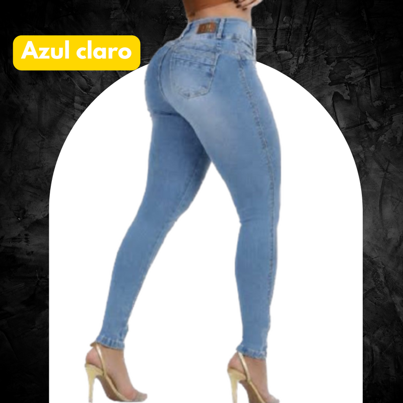 [DIRETO DA FÁBRICA] KIT 6 CALÇAS JEANS MODELADORAS + CINTO FIVELA ARGOLA DUPLA DE BRINDE APENAS HOJE
