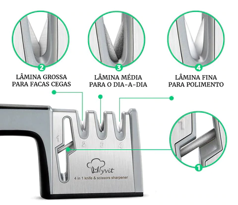 Amolador Premium Completo 4 em 1