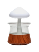 Umidificador Difusor De Aroma De design Nuvem e Chuva 7 Cores Luz Noturna Doméstica.