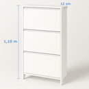 Sapateira Fina de Madeira – 3 Portas