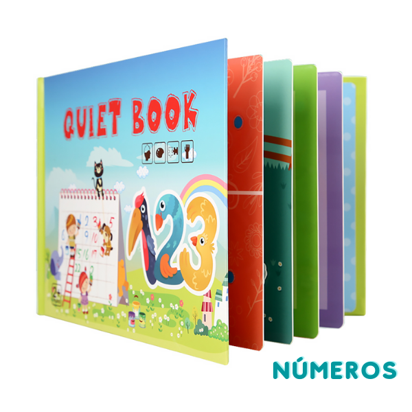 Livro Interativo Montessori Educação Infantil - QuietBook