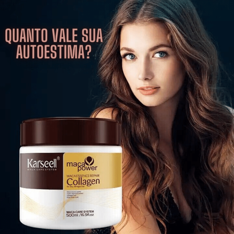 Máscara Capilar  Kai'seell - OFERTA DE PÁSCOA (50% DE DESCONTO) + Shampoo Ultra Vitamínico de Brinde